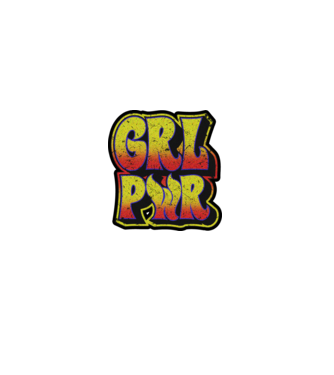 Girl power model alb pe tricou
