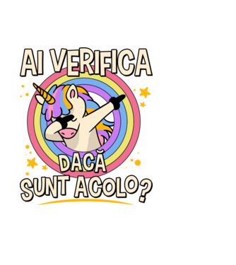 Ai verifica dacă sunt acolo? model negru pe tricou