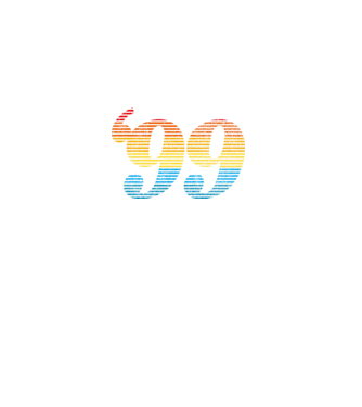Retro Birthday 1999 model alb pe tricou