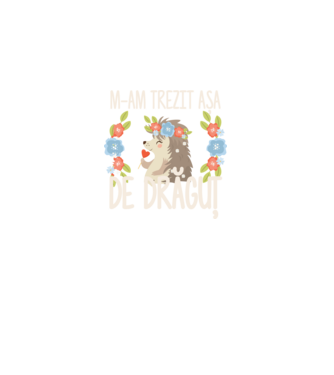 M-am trezit așa de drăguț model albastru regal pe tricou