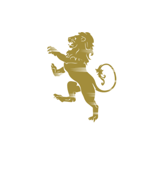 Lion Rampant model negru pe tricou