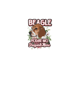 Bulldog francez picioare mici dragoste mare model alb pe tricou
