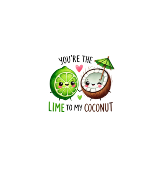 Lime to my Coconut model roz deschis pe tricou