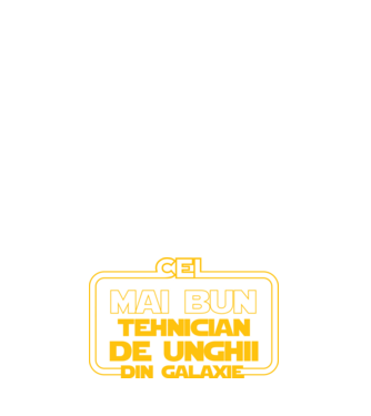Cel mai bun tehnician de unghii din galaxie model albastru închis pe tricou
