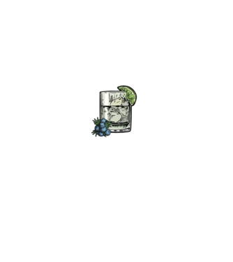 Let the fun be gin model negru pe tricou