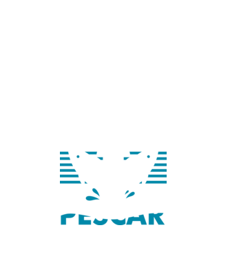 Pescar original model alb pe tricou