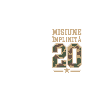 Misiune împlinită 20 model galben neon pe tricou
