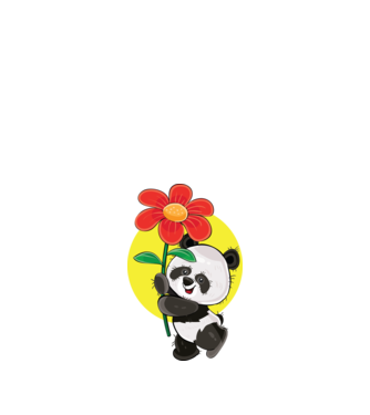 Dragoste panda model negru pe tricou