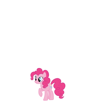 Pinkie Pie model roz deschis pe tricou