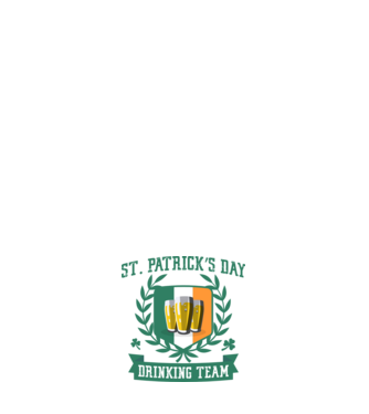 St Patrick Drinking team model roz deschis pe tricou