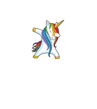 DAB Unicorn 2 model gri pe tricou