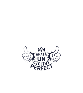 Așa arată un CICLIST perfect model roșu pe tricou