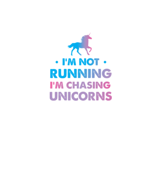 Unicorn Alergare model alb pe tricou