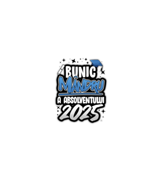 Bunic MÂNDRU a absolventului model nisipiu pe tricou