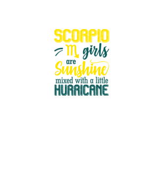 Sunshine with Hurricane SCORPIO model negru pe tricou
