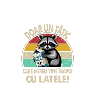 Retro Apa aki visszajött a tejjel RO model nisipiu pe tricou
