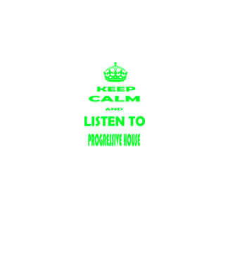 Keep Calm and Listen to prog-house model negru pe tricou