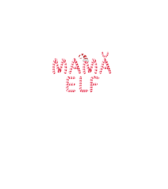 mamă elf model negru pe tricou