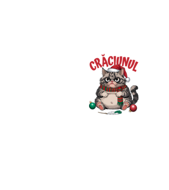 Am mâncat pasărea Crăciun pisică Negru model galben neon pe tricou