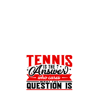 Sport is the answer JUCĂTOR TENIS model alb pe tricou