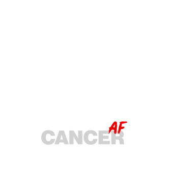 CANCER as fuck model negru pe tricou