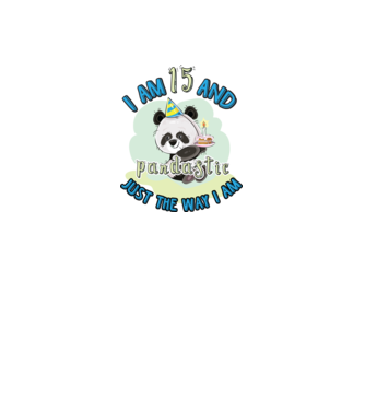PANDASTIC 15 model alb pe tricou