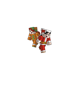 Minecraft christmas ugly sweater model negru pe tricou