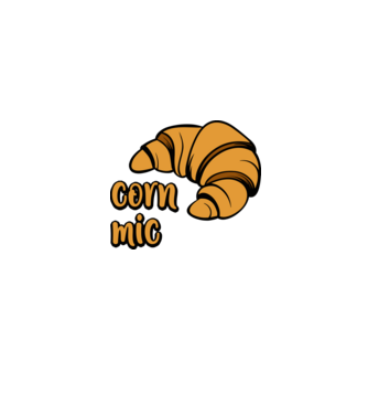 corn mic model gri pe tricou