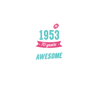 Made in 1953 model negru pe tricou