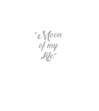 Moon of my life model negru pe tricou