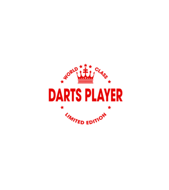 World class DARTS model negru pe tricou