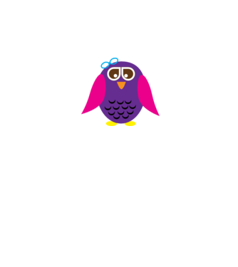 Owl model alb/roșu pe tricou