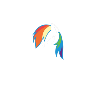 Rainbow Dash model turcoaz pe tricou