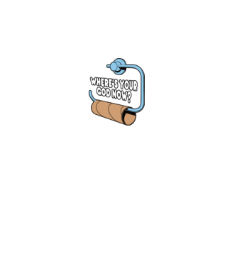 Where's your god now model negru pe tricou