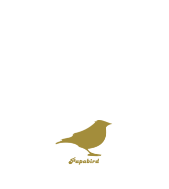 Papa bird model alb pe tricou