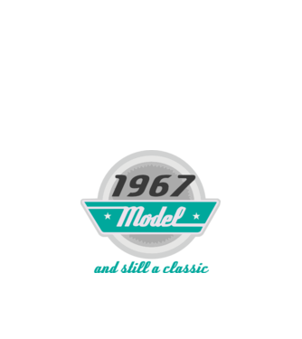 Model and still a classic - 1967 model nisipiu pe tricou