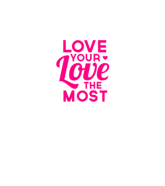 love most model alb pe tricou