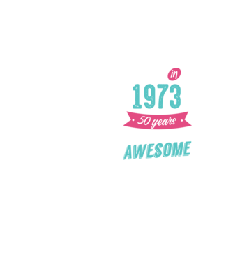 Made in 1973 model galben neon pe tricou