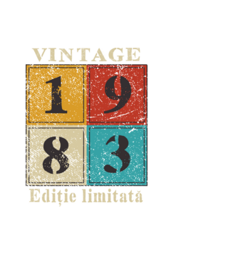 1983 - Ediție limitată model negru pe tricou