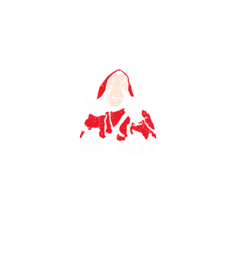 ciao bella dali model albastru jeanși pe tricou