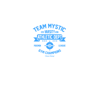 Mystic champions model negru pe tricou