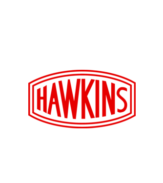 hawkins stranger things model negru pe tricou