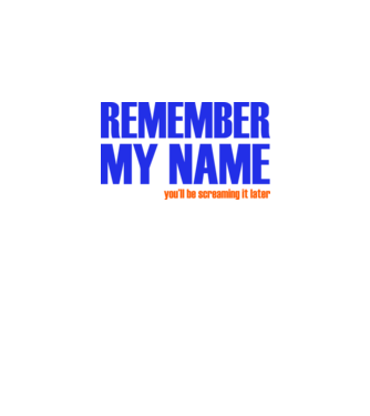 Remember My Name model alb pe tricou