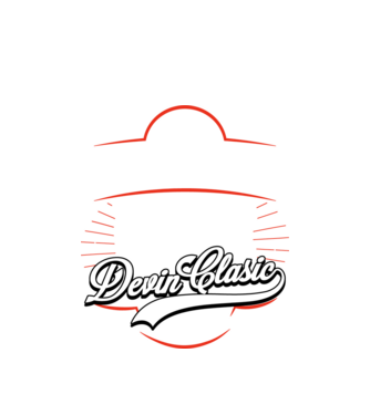 Devin Clasic - 1995 model alb pe tricou