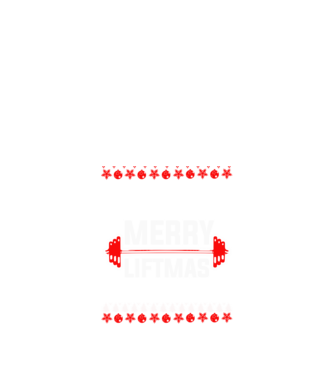 Merry liftmas 1 model negru pe tricou