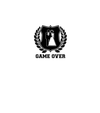 Bachelor GAME OVER model gri pe tricou