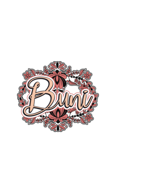 Buni model negru pe tricou