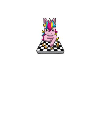 Chessicorn model verde neon pe tricou