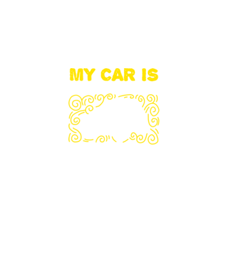 My car is older than me and I love it model negru pe tricou