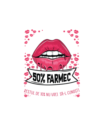 Sunt născută în decembrie - 50% farmec - 40% nebunii și umor - Restul de 10% nu vrei să-l cunoști model alb pe tricou